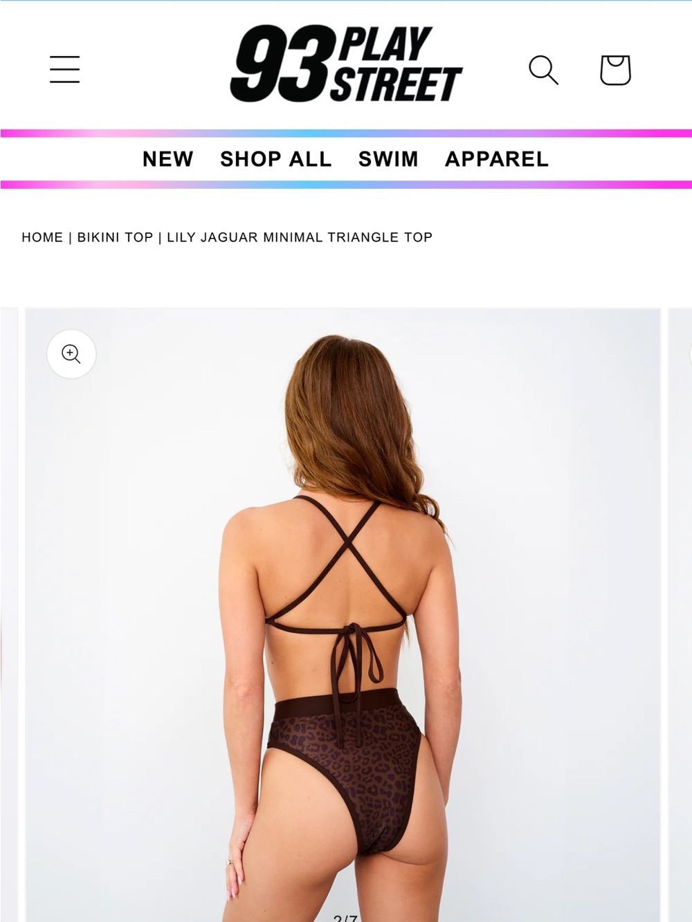 93 play street LILY bikini top worn once - Picture 2 of 4